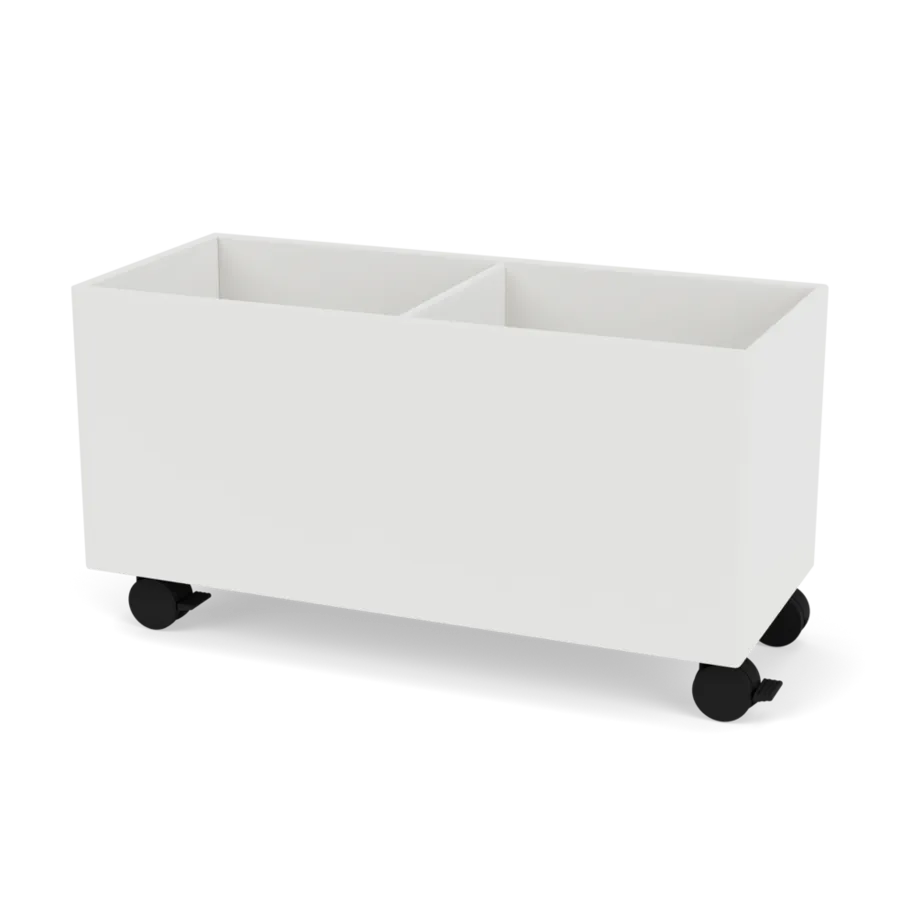Plantekasse B69,6 cm, inkl. hjul fra Montana - Hvid (white 01) - Jacobsen Plus