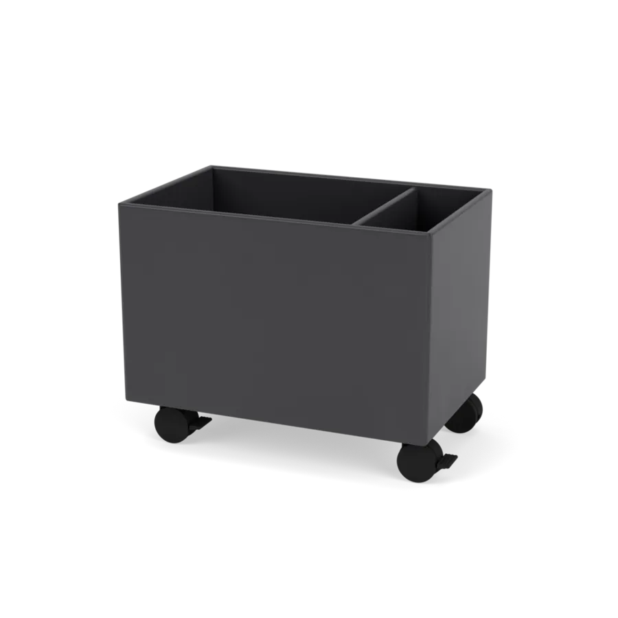 Plantekasse B46,8 cm, inkl. hjul fra Montana - Anthracite / Dybde: 30 cm - Jacobsen Plus