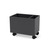 Plantekasse B46,8 cm, inkl. hjul fra Montana - Anthracite / Dybde: 30 cm - Jacobsen Plus