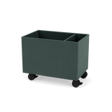 Plantekasse B46,8 cm, inkl. hjul fra Montana - Black Jade / Dybde: 30 cm - Jacobsen Plus