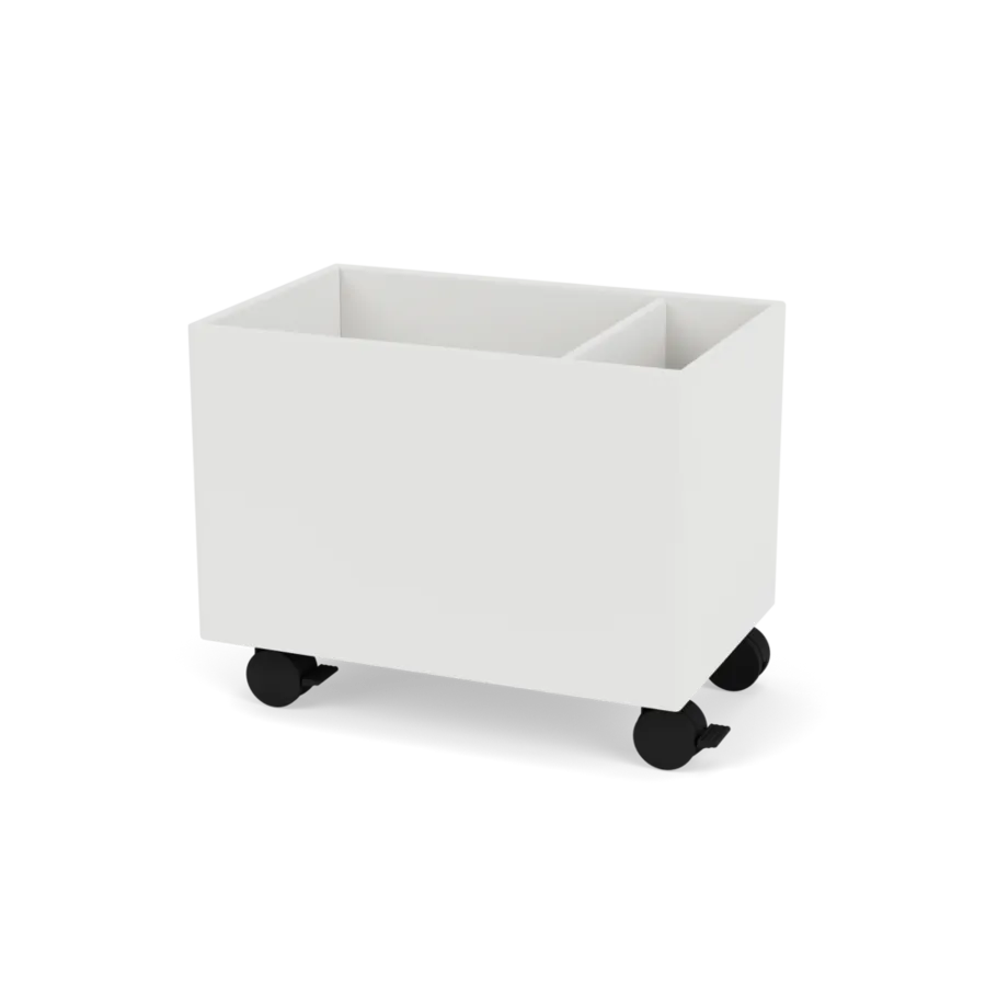 Plantekasse B46,8 cm, inkl. hjul fra Montana - Hvid (white 01) / Dybde: 30 cm - Jacobsen Plus