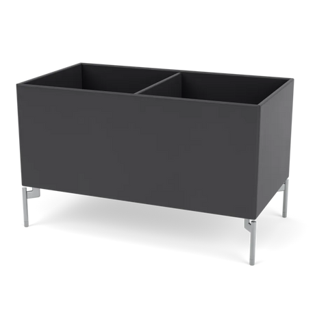 Plantekasse B69,6 cm fra D38, inkl. ben Montana - Anthracite / Krom - Jacobsen Plus