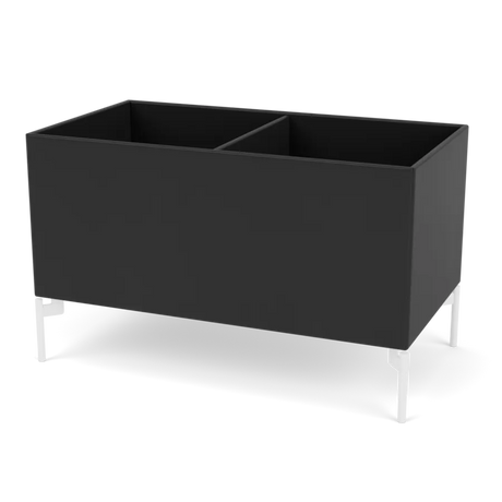Plantekasse B69,6 cm fra D38, inkl. ben Montana - Black / Snow - Jacobsen Plus