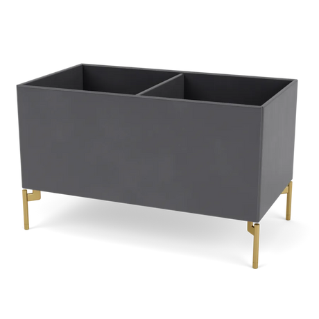 Plantekasse B69,6 cm fra D38, inkl. ben Montana - Coal / Messing - Jacobsen Plus