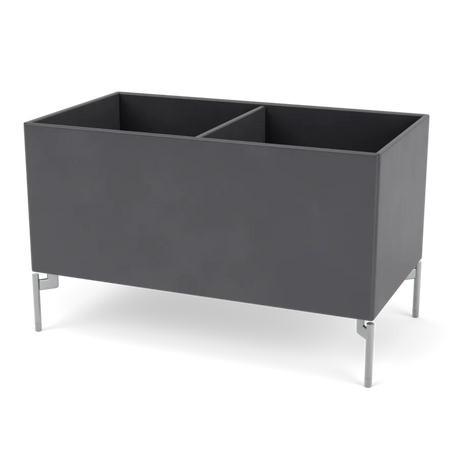 Plantekasse B69,6 cm fra D38, inkl. ben Montana - Coal / Krom - Jacobsen Plus