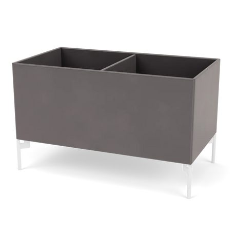 Plantekasse B69,6 cm fra D38, inkl. ben Montana - Coffee / Snow - Jacobsen Plus