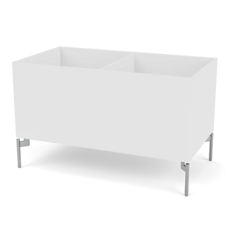 Plantekasse B69,6 cm fra D38, inkl. ben Montana - New white / Krom - Jacobsen Plus
