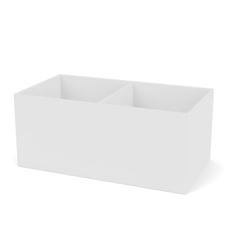 Plantekasse B69,6 cm fra Montana - New white / Dybde: 38 cm - Jacobsen Plus