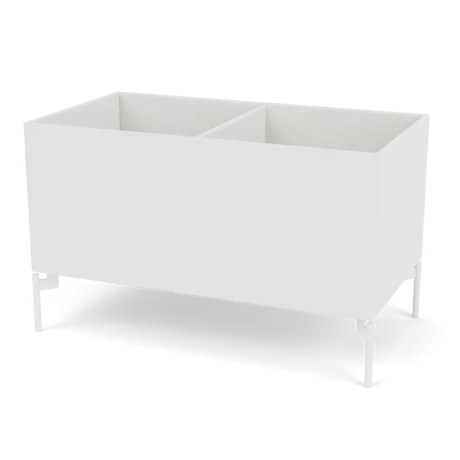 Plantekasse B69,6 cm fra D38, inkl. ben Montana - Hvid (white 01) / Snow - Jacobsen Plus