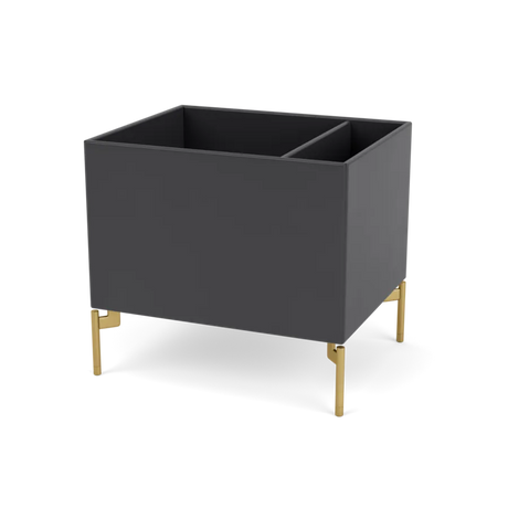 Plantekasse B46,8 cm D38, inkl. ben fra Montana - Anthracite / Messing - Jacobsen Plus
