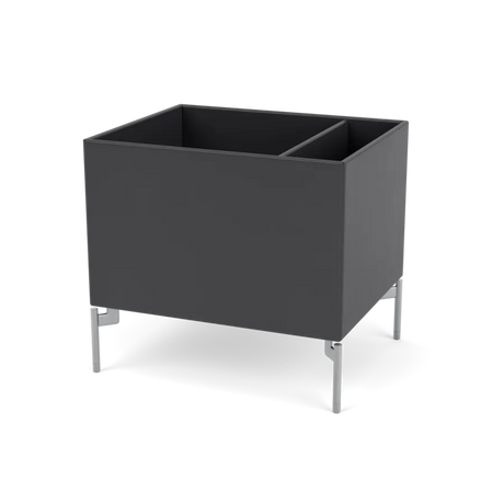 Plantekasse B46,8 cm D38, inkl. ben fra Montana - Anthracite / Krom - Jacobsen Plus