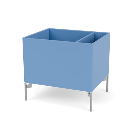 Plantekasse B46,8 cm D38, inkl. ben fra Montana - Azure / Krom - Jacobsen Plus