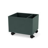 Plantekasse B46,8 cm, inkl. hjul fra Montana - Black Jade / Dybde: 38 cm - Jacobsen Plus
