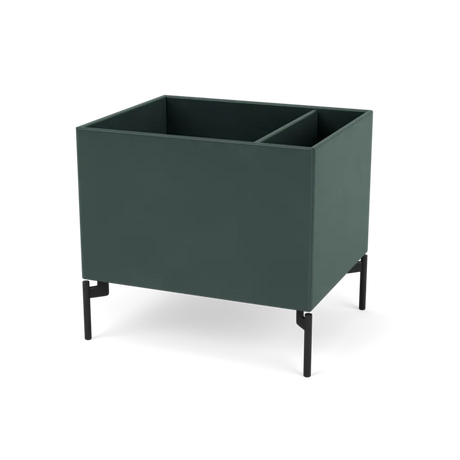 Plantekasse B46,8 cm D38, inkl. ben fra Montana - Black Jade / Black - Jacobsen Plus