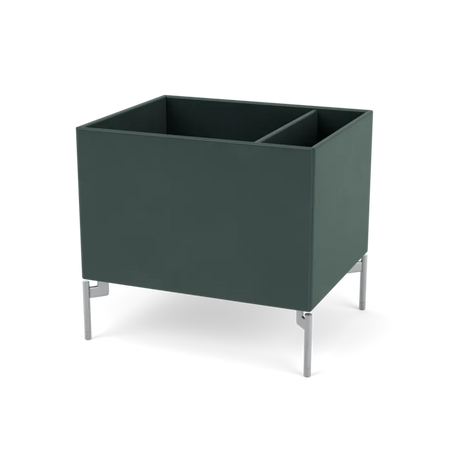Plantekasse B46,8 cm D38, inkl. ben fra Montana - Black Jade / Krom - Jacobsen Plus