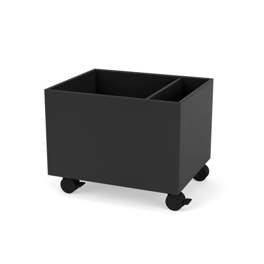 Plantekasse B46,8 cm, inkl. hjul fra Montana - Black / Dybde: 38 cm - Jacobsen Plus