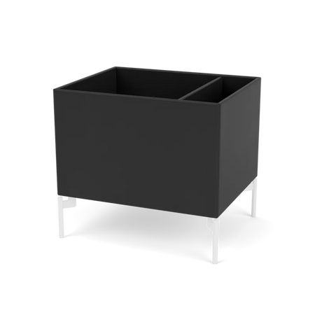 Plantekasse B46,8 cm D38, inkl. ben fra Montana - Black / Snow - Jacobsen Plus