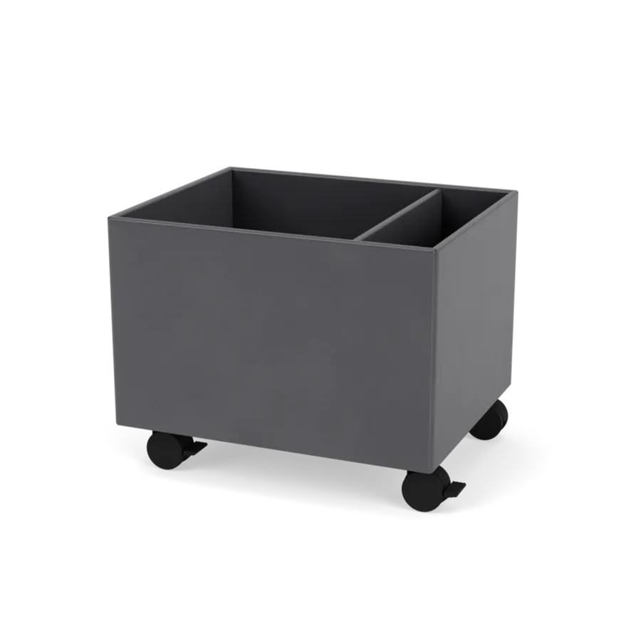 Plantekasse B46,8 cm, inkl. hjul fra Montana - Coal / Dybde: 38 cm - Jacobsen Plus