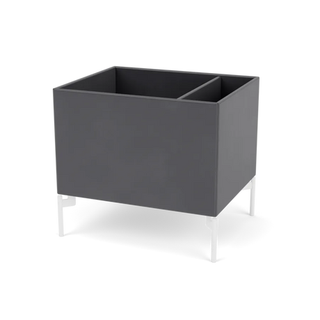 Plantekasse B46,8 cm D38, inkl. ben fra Montana - Coal / Snow - Jacobsen Plus