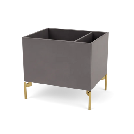 Plantekasse B46,8 cm D38, inkl. ben fra Montana - Coffee / Messing - Jacobsen Plus
