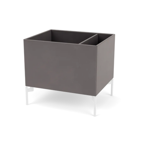 Plantekasse B46,8 cm D38, inkl. ben fra Montana - Coffee / Snow - Jacobsen Plus