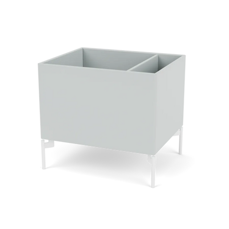 Plantekasse B46,8 cm D38, inkl. ben fra Montana - Oyster / Snow - Jacobsen Plus