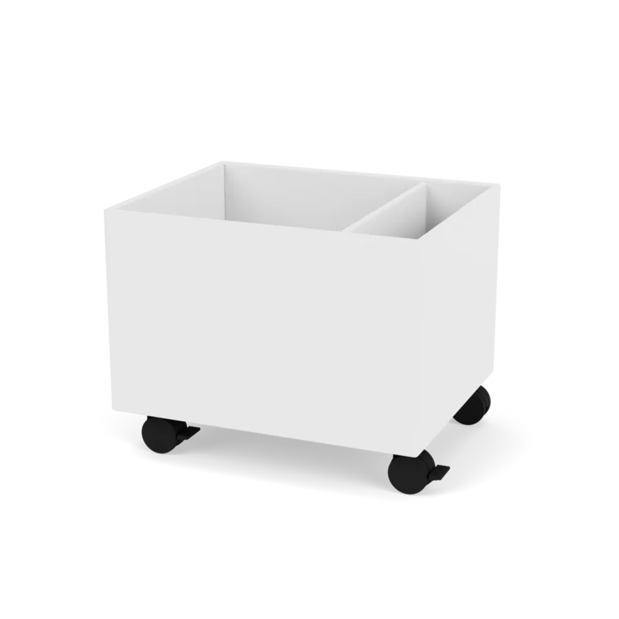 Plantekasse B46,8 cm, inkl. hjul fra Montana - Snow / Dybde: 38 cm - Jacobsen Plus