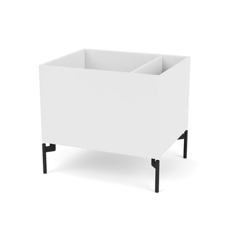 Plantekasse B46,8 cm D38, inkl. ben fra Montana - Snow / Black - Jacobsen Plus