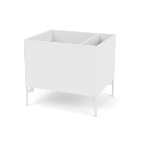 Plantekasse B46,8 cm D38, inkl. ben fra Montana - Snow / Snow - Jacobsen Plus