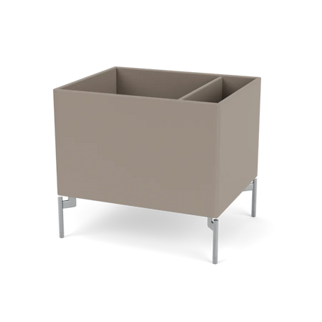 Plantekasse B46,8 cm D38, inkl. ben fra Montana - Truffle / Krom - Jacobsen Plus