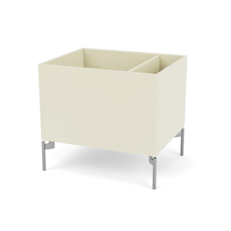 Plantekasse B46,8 cm D38, inkl. ben fra Montana - Vanilla / Krom - Jacobsen Plus