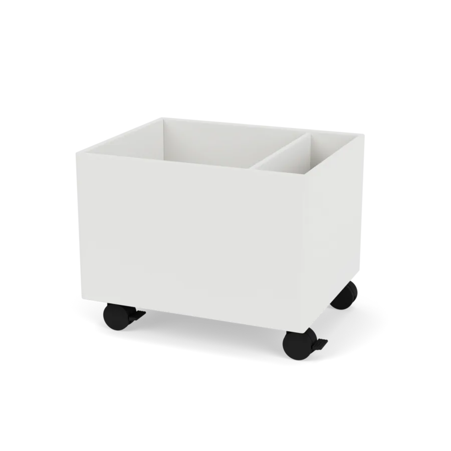 Plantekasse B46,8 cm, inkl. hjul fra Montana - Hvid (white 01) / Dybde: 38 cm - Jacobsen Plus