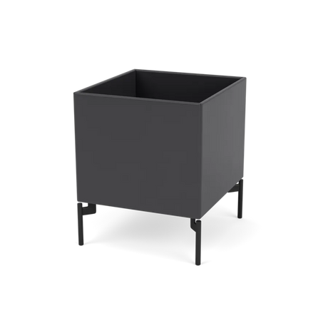 Plantekasse B35,4 cm D38, inkl. ben fra Montana - Anthracite / Black - Jacobsen Plus
