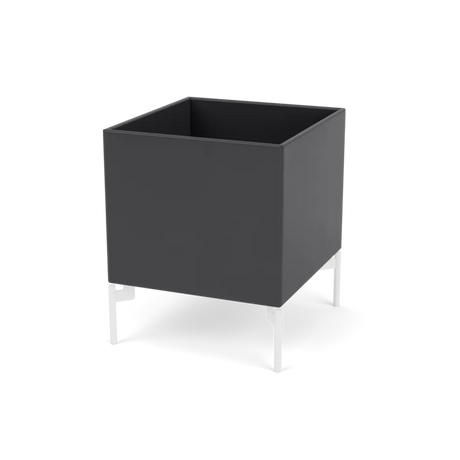 Plantekasse B35,4 cm D38, inkl. ben fra Montana - Anthracite / Snow - Jacobsen Plus