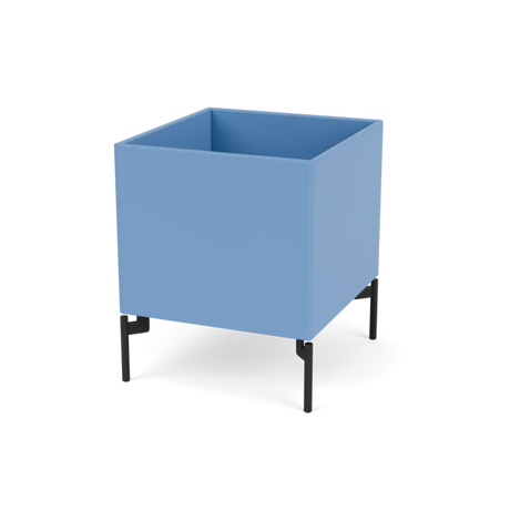 Plantekasse B35,4 cm D38, inkl. ben fra Montana - Azure / Black - Jacobsen Plus