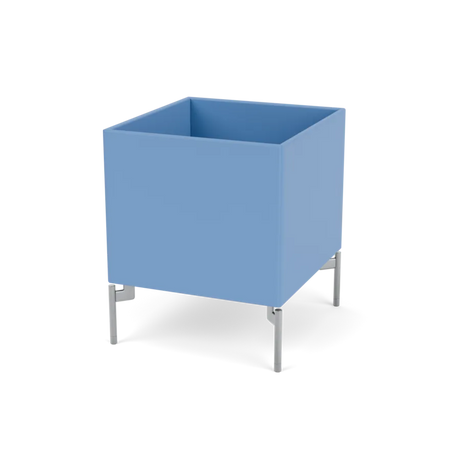 Plantekasse B35,4 cm D38, inkl. ben fra Montana - Azure / Krom - Jacobsen Plus