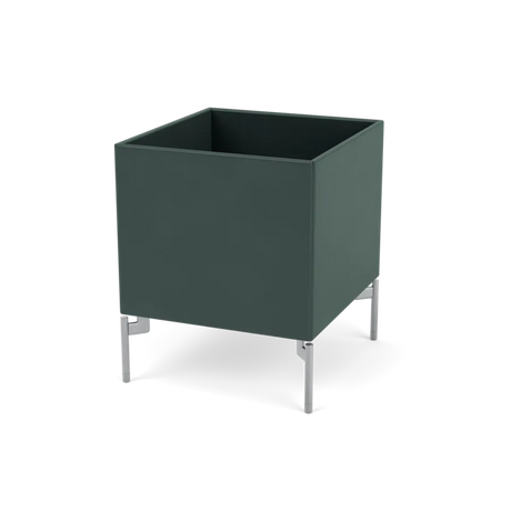 Plantekasse B35,4 cm D38, inkl. ben fra Montana - Black Jade / Krom - Jacobsen Plus