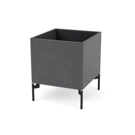 Plantekasse B35,4 cm D38, inkl. ben fra Montana - Coal / Black - Jacobsen Plus