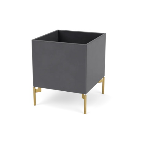 Plantekasse B35,4 cm D38, inkl. ben fra Montana - Coal / Messing - Jacobsen Plus