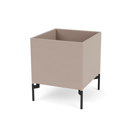 Plantekasse B35,4 cm D38, inkl. ben fra Montana - Mushroom / Black - Jacobsen Plus