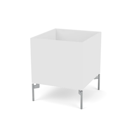Plantekasse B35,4 cm D38, inkl. ben fra Montana - New white / Krom - Jacobsen Plus