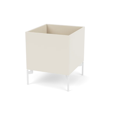 Plantekasse B35,4 cm D38, inkl. ben fra Montana - Oat / Snow - Jacobsen Plus