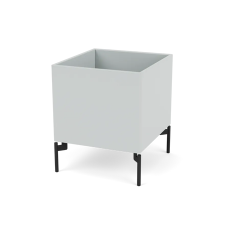 Plantekasse B35,4 cm D38, inkl. ben fra Montana - Oyster / Black - Jacobsen Plus