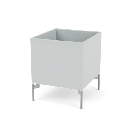 Plantekasse B35,4 cm D38, inkl. ben fra Montana - Oyster / Krom - Jacobsen Plus