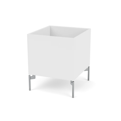 Plantekasse B35,4 cm D38, inkl. ben fra Montana - Snow / Krom - Jacobsen Plus
