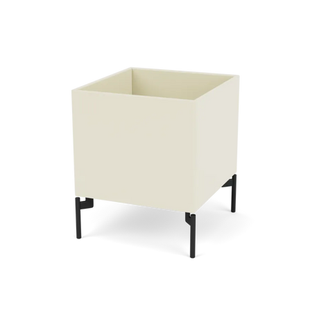 Plantekasse B35,4 cm D38, inkl. ben fra Montana - Vanilla / Black - Jacobsen Plus