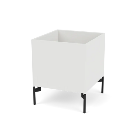 Plantekasse B35,4 cm D38, inkl. ben fra Montana - Hvid (white 01) / Black - Jacobsen Plus