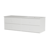 Montana Basin SU2402 – badmodul med vask, 141 cm - White - Jacobsen Plus