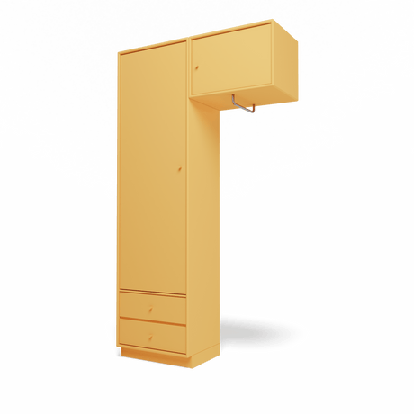 Attire II garderobe, inkl. sokkel 7 cm fra Montana - Acacia - Jacobsen Plus