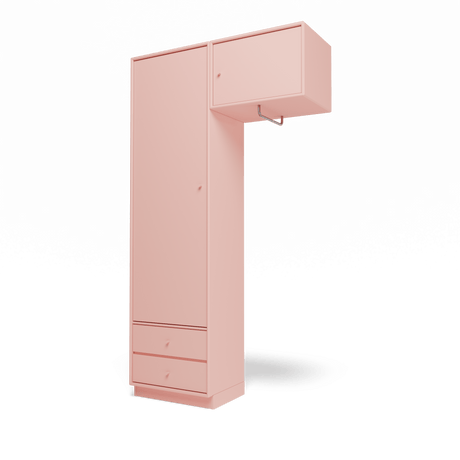 Attire II garderobe, inkl. sokkel 7 cm fra Montana - Ruby - Jacobsen Plus